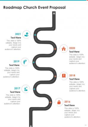 One pager church event proposal template