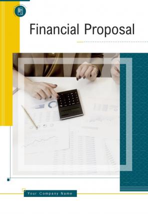 One pager financial proposal template