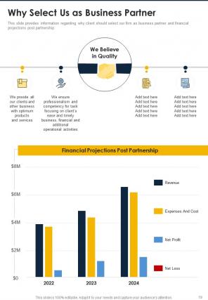 One pager partnership investment proposal template