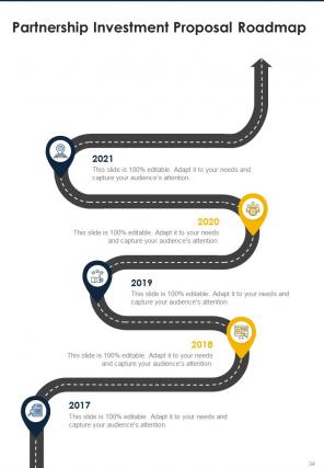 One pager partnership investment proposal template