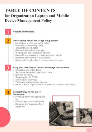 Organization Laptop And Mobile Device Management Policy HB V Adaptable