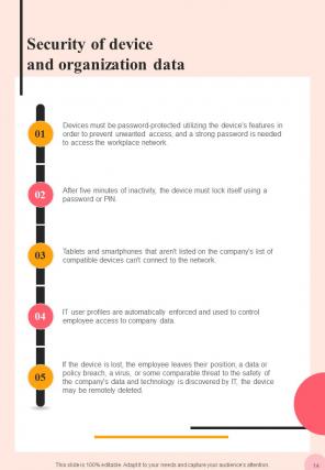 Organization Laptop And Mobile Device Management Policy HB V Impactful Template