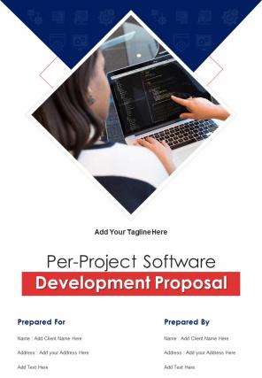 Per project software development proposal sample document report doc pdf ppt