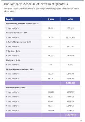 Portfolio annual report pdf doc ppt document report template