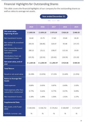 Portfolio annual report pdf doc ppt document report template