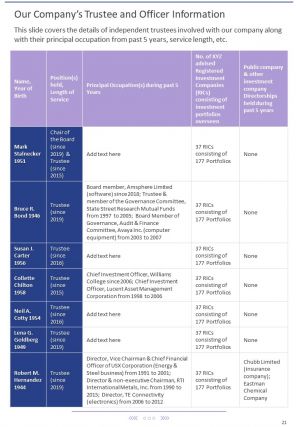 Portfolio annual report pdf doc ppt document report template