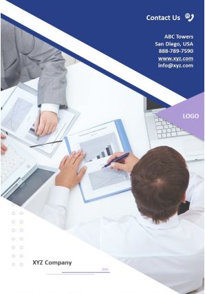 Portfolio annual report pdf doc ppt document report template