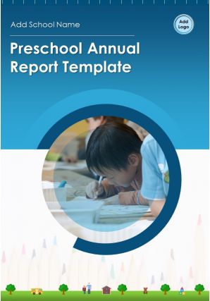 Preschool Annual Report Template Pdf Doc Ppt Document Report Template