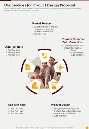 Product design proposal example document report doc pdf ppt