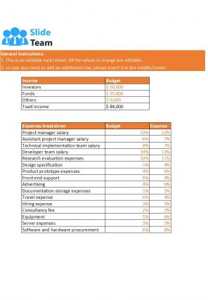 Project Cash Flow Budget Excel Spreadsheet Worksheet Xlcsv XL Bundle V Aesthatic Images