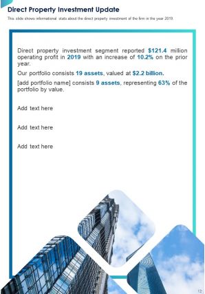 Property Management Annual Report Sample Pdf Doc Ppt Document Report Template