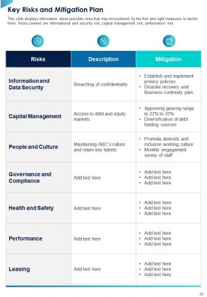 Property Management Annual Report Sample Pdf Doc Ppt Document Report Template