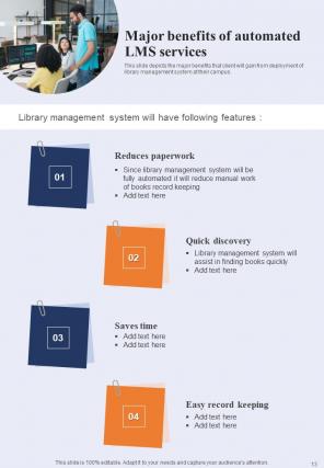 Proposal For Automated LMS Report Sample Example Document Captivating Ideas