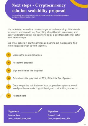 Proposal For Cryptocurrency Solution Scalability Report Sample Example Document Unique Graphical