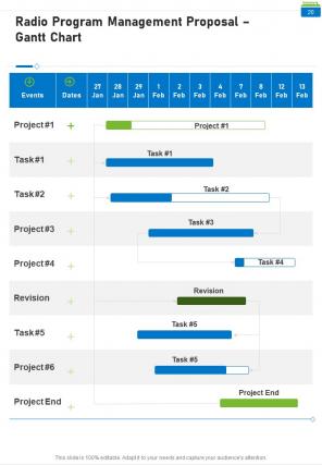 Radio program management proposal sample document report doc pdf ppt