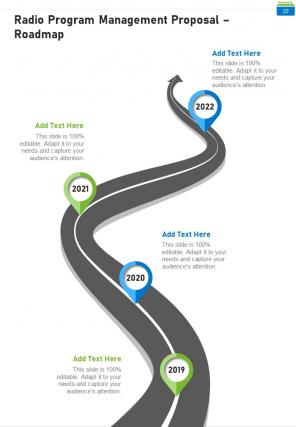 Radio program management proposal sample document report doc pdf ppt