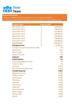 Real Estate Expense Sheet Excel Spreadsheet Worksheet Xlcsv XL Bundle V