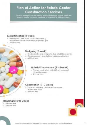 Rehab Center Construction Proposal Report Sample Example Document Informative Engaging