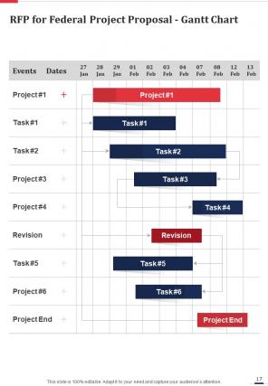 Rfp for federal project proposal sample document report doc pdf ppt