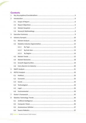 Robotic Science Industry Report Pdf Word Document IR V Appealing Best