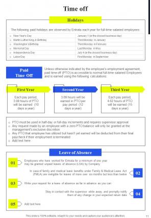 SaaS Company Employee Guide For HR Department HB V Aesthatic Engaging