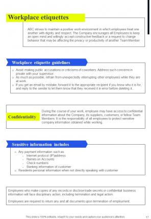 SaaS Company Employee Guide For HR Department HB V Ideas Adaptable