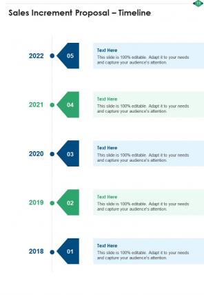 Sales increment proposal example document report doc pdf ppt
