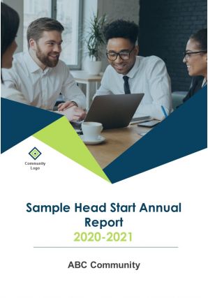 Sample head start annual report pdf doc ppt document report template