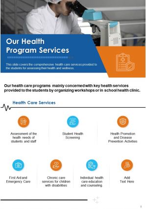 Sample school health services annual report pdf doc ppt document report template