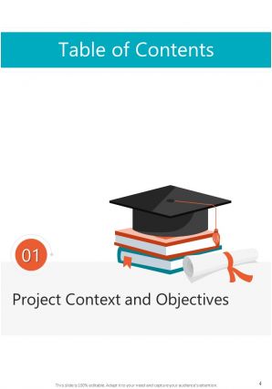 One pager university management system proposal template