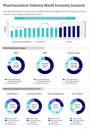 Companys annual report with economy overview pdf doc ppt document report template