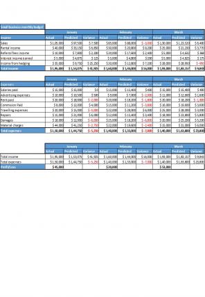 Small Business Budget Excel Spreadsheet Worksheet Xlcsv Xl Bundle Researched Compatible