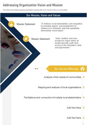 Social solution annual report template pdf doc ppt document report template