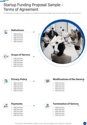 Startup funding proposal sample document report doc pdf ppt