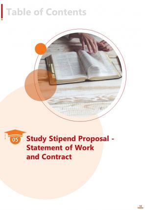 Study stipend proposal example document report doc pdf ppt