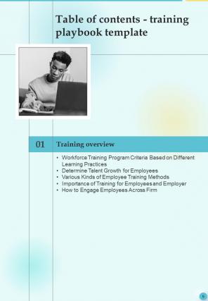 Training Playbook Template Report Sample Example Document