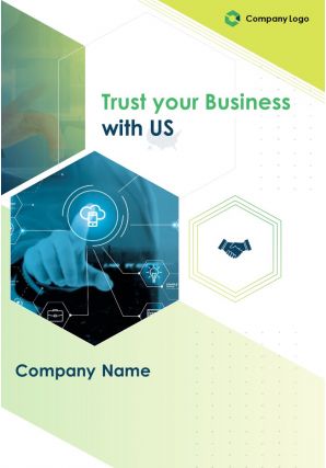 Two page it consulting brochure template