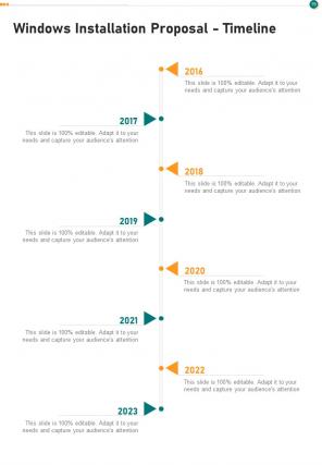 Windows installation proposal example document report doc pdf ppt