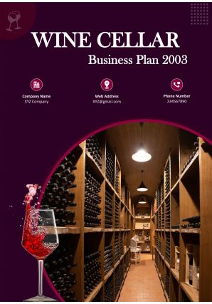 Wine Cellar Business Plan 2023 Pdf Word Document