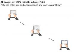 0115 3d checklist for business work powerpoint template