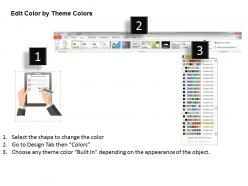 0115 3d checklist for business work powerpoint template