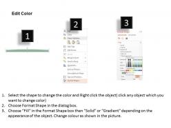 0115 five staged step process diagram powerpoint template