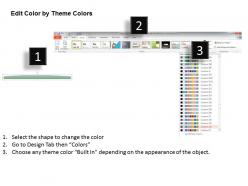 0115 five staged step process diagram powerpoint template