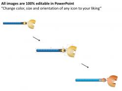 0115 graphic of pound with loading symbol of profit powerpoint template