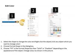 0115 graphic of pound with loading symbol of profit powerpoint template