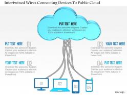 0115 intertwined wires connecting devices to public cloud ppt slide