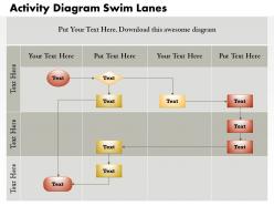 13135513 style essentials 2 swimlanes 1 piece powerpoint presentation diagram infographic slide