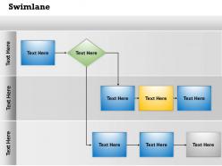 8991383 style essentials 2 swimlanes 1 piece powerpoint presentation diagram infographic slide