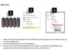 0414 5 staged column chart design powerpoint graph