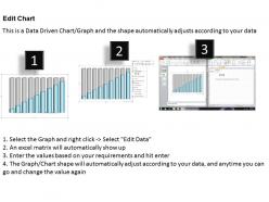 0414 percentage in cylinders 9 stages column chart powerpoint graph